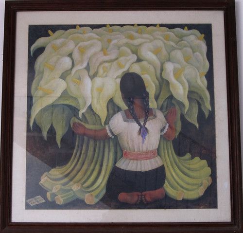 Merida: tableau de Diego Rivera, époux de Frida Kahlo et de 21 ans son ainé. Ce tableau se trouve sur les billets de 500 pesos mexicains.