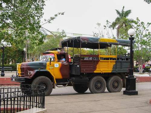 Trinidad: notre camion-bus pour notre journée dans les montagnes à Topes de Collantes