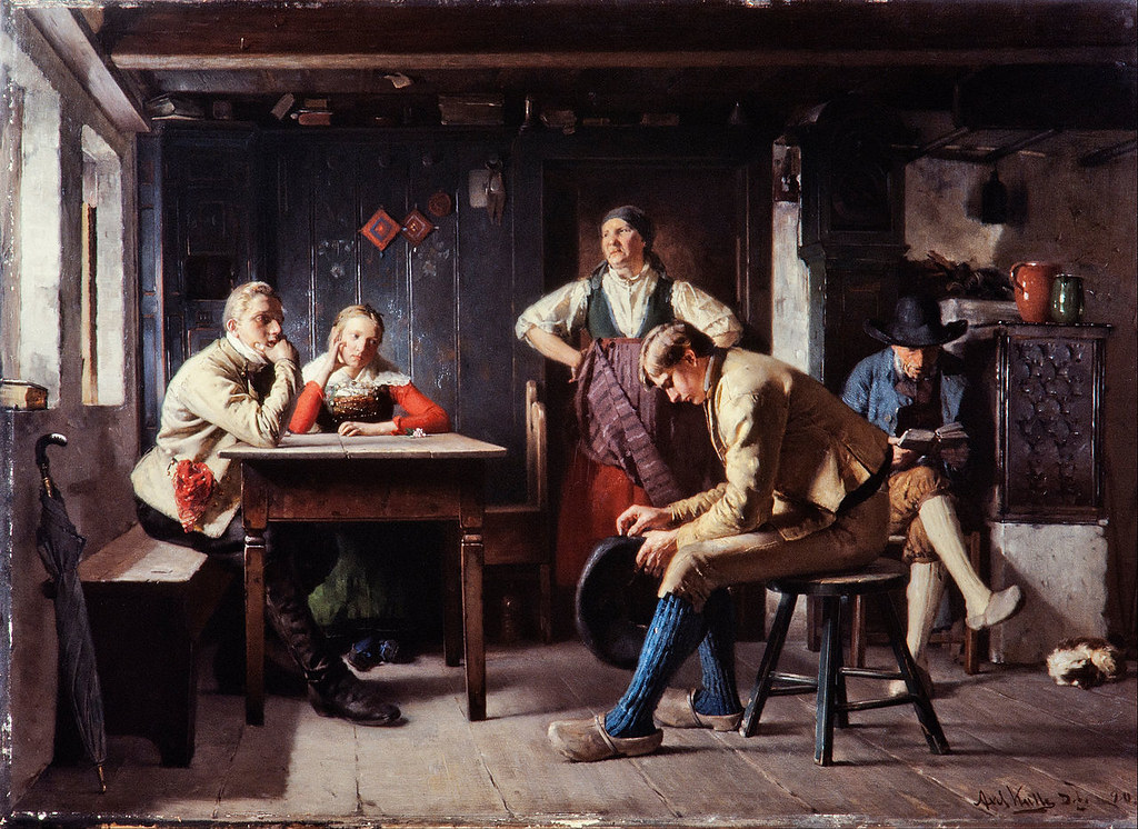 Proposal by Axel Kulle. Wilhelm bought this painting directly from the artist in Paris in 1881