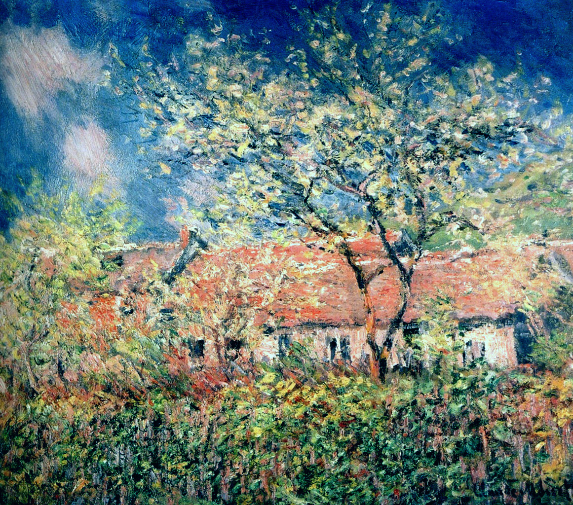 Springtime at Giverny by Claude Monet, 1886