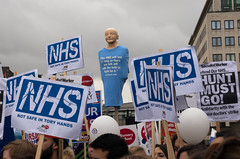 Save NHS Bursaries protest - London 9th January 2016