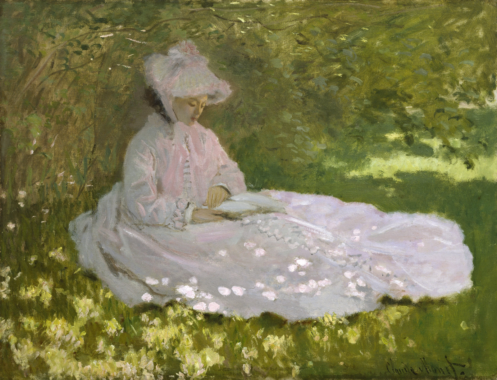 Springtime by Claude Monet, 1872