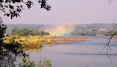 Victoria Falls and the Zambezi river 