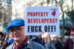 Kill the Housing Bill demonstration - 13 March 2016