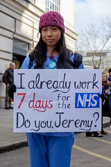 Junior Doctors march on the Dept of Health - 26 April 2016