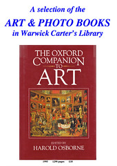 ART & PHOTOGRAPHY BOOKS in Warwick Carter’s Library