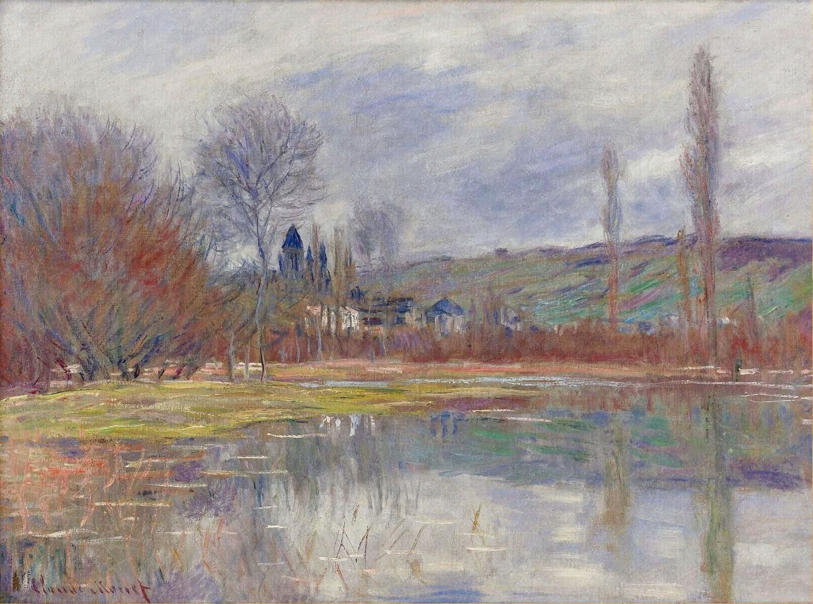 The Spring at Vetheuil by Claude Monet, 1881