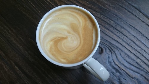 Strong caffe latte AUD4 - Liason Cafe, Melbourne - top