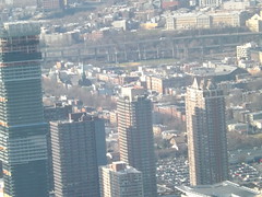 January Aerial View, Harsimus Branch Embankment, One World Observatory 
