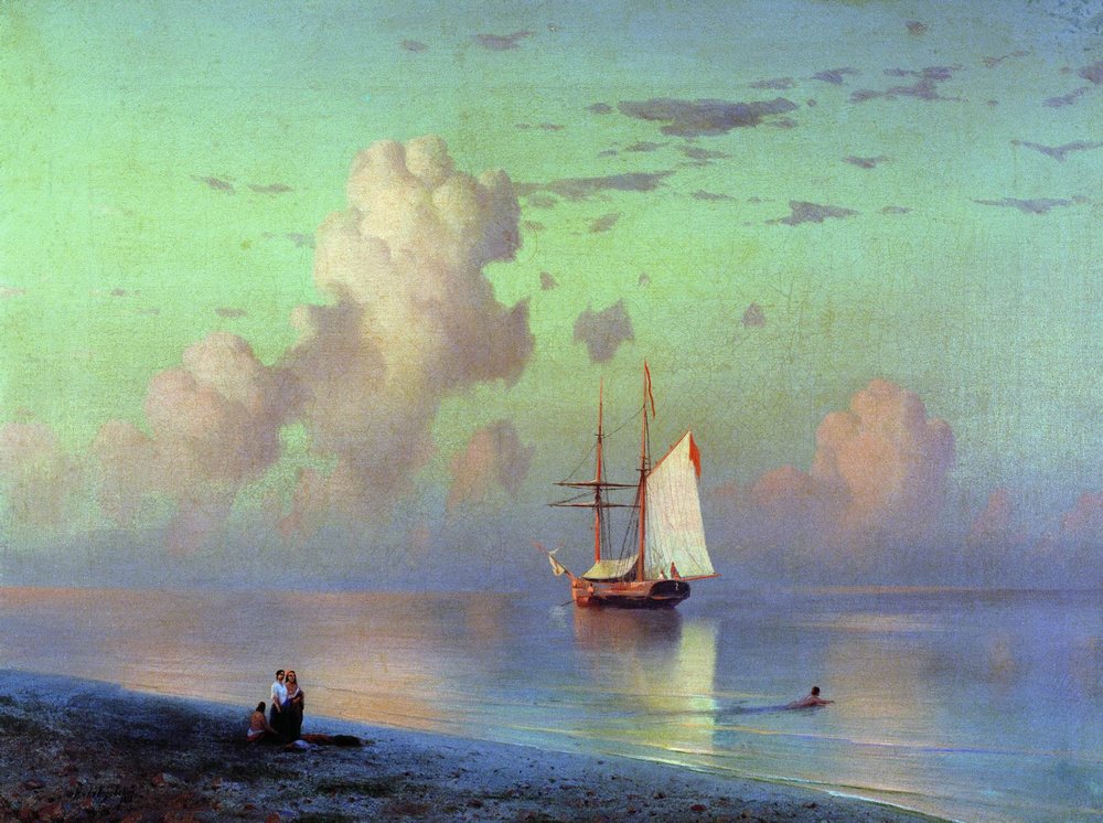Sunset - Ivan Aivazovsky, 1866