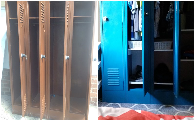 Before & After: Revamping a Vintage Lockers