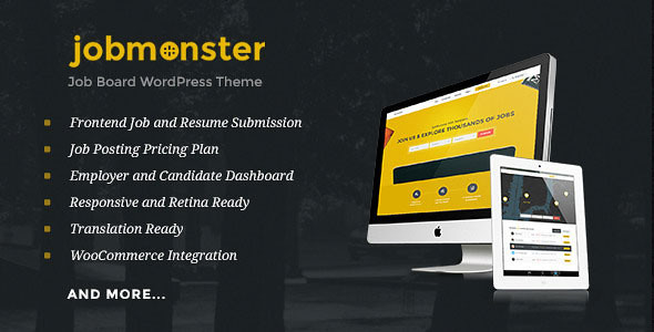 Jobmonster - Job Board WordPress Theme v2.9.0