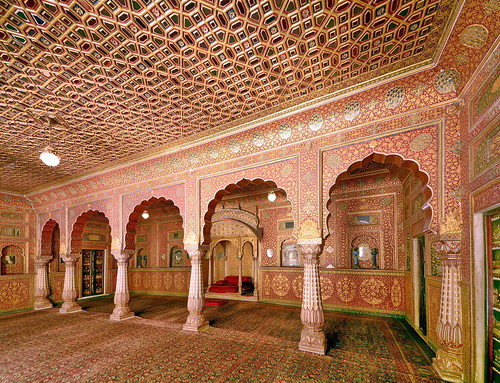 India – Rajasthan – Bikaner – Junagarh Fort – Private Audience Hall in Anup Mahal – 5