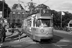 Amsterdamse enkel gelede wagens 552-587 in nummer volgorde.