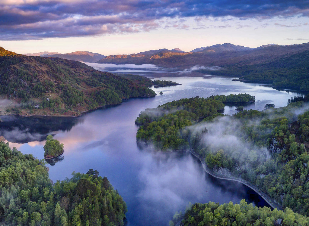 Loch Katrine in the Trossachs of Scotland. Credit John McSporran, flickr