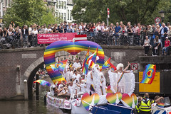 Kleurrijk Canal Pride, Utrecht.