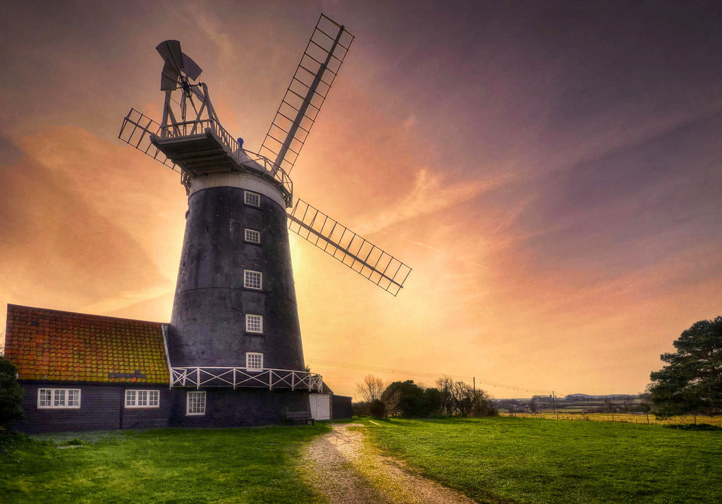 Burnham Overy Staithe Windmill, Norfolk. Credit Baz Richardson, flickr