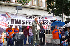 07_06_2018- Protesta por las pensiones en L'Hospitalet de Llobregat