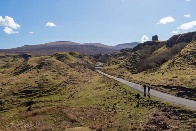 the road to Fairy Glen