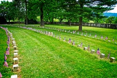 Antietam National Cemetery in Sharpsburg, MD on Memorial Day 2018