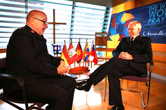 General-Elect Brian Peddle is interviewed at IHQ