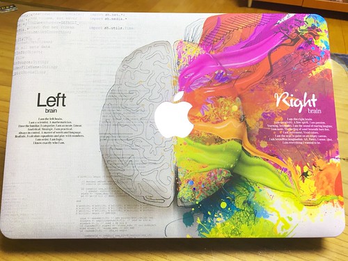 KEC MacBook Pro Retina 13 Inch Case (2015 old gen.) Plastic Hard Shell Cover (Brain)