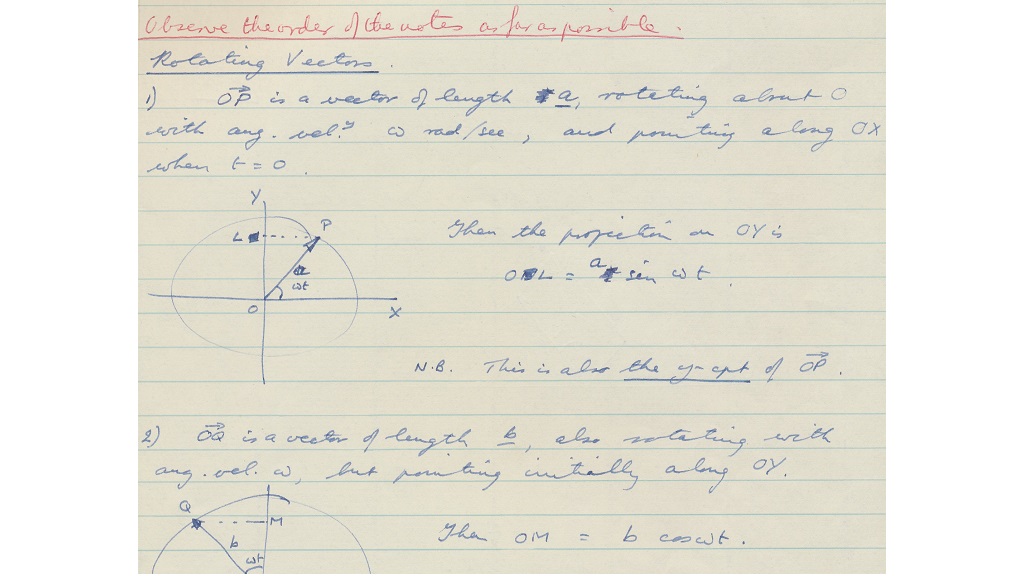 讲座笔记，和c 1970年代(威克斯c /1)