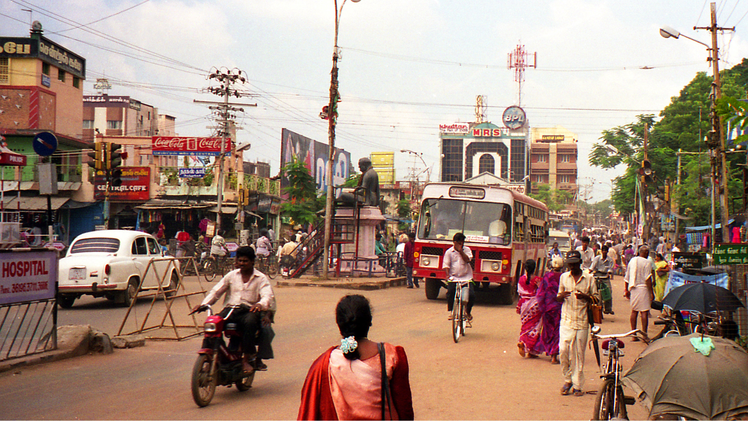 印度南部的街景