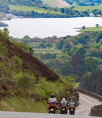 Tal-y-Llyn Lake and Mach Loop - views from the A487 between Corris and Dolgellau, Wales. UK.