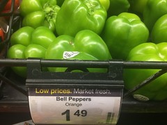 Orange (???) bell peppers