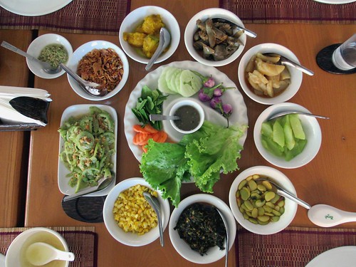 Typical Burmese Meal
