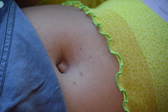 Ladies Exposing their Navel Umbilicus Belly Button