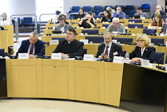 Commissioner Birgitte Brekke-Clifton speaks at the European Union Parliament
