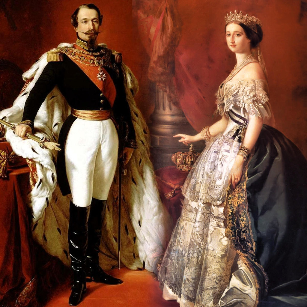 Emperor Napoleon III and Empress Eugénie