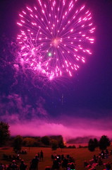 "Canada Day 2018 Fireworks"  in "King William Park, in St. George, Ontario"