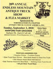 2018 28th Annual  Endless Mountain Antique Truck Show