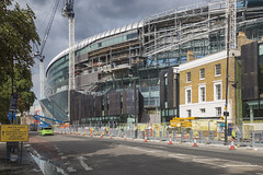 White Hart Lane Tottenham Hotspur Stadium Construction, August 2018