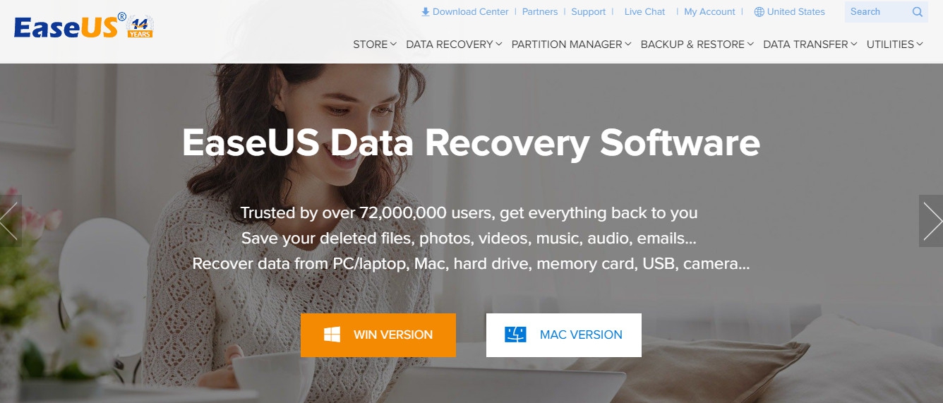 EaseUS Data Recovery Wizard – Phần mềm phục file miễn phí