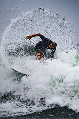 Surfers at Topanga Beach 072518
