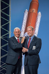 Vice President and NASA Administrator Visit Johnson Space Center