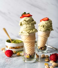 Pistachio Matcha Ice Cream