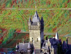 Reichsburg castle Cochem 3D