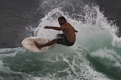 Surfers 080818 at Topanga Beach