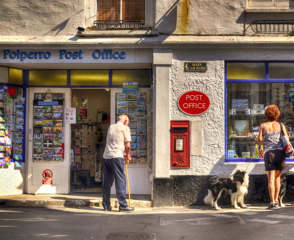 Polperro Post Office, Cornwall. Credit Baz Richardson, flickr