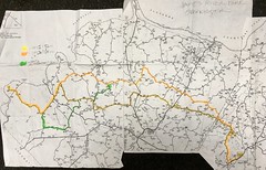 6-County, 3-day trip maps