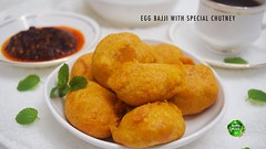 Egg Bajji with Special Chutney