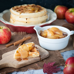 Apple Pie Compote for Waffles, Pancakes and More!