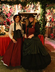 Dickens Fair Guests at the Happy Christmas Store
