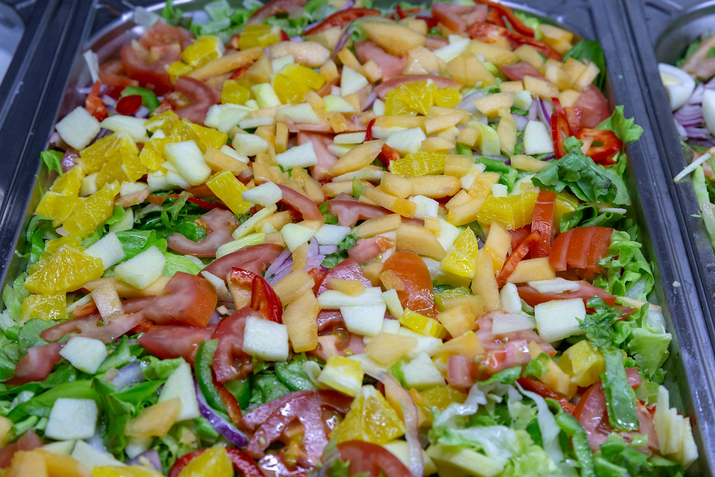 Mixed fruit and vegetable salad