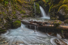 Alaska - Virgin Creek Falls and Portage Lake